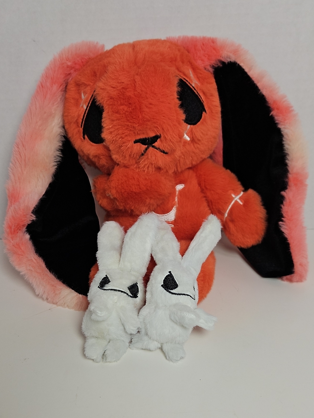Plushie Dreadfuls Anxiety Rabbit Plush Stuffed Animal with Mini Bunnies